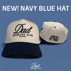 Dad Country Club Hat - Navy Blue