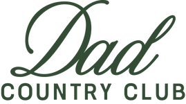 Logo for Dad Country Club with a green color scheme on a white background
