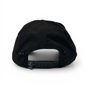 Black Performance Hat With Rope - Dad Country Club