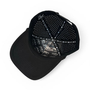 Black Performance Hat With Rope - Dad Country Club