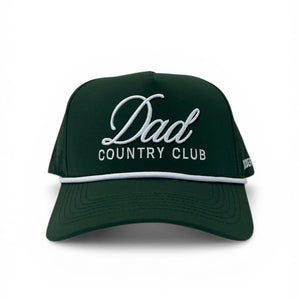 Green Performance Hat With Rope - Dad Country Club